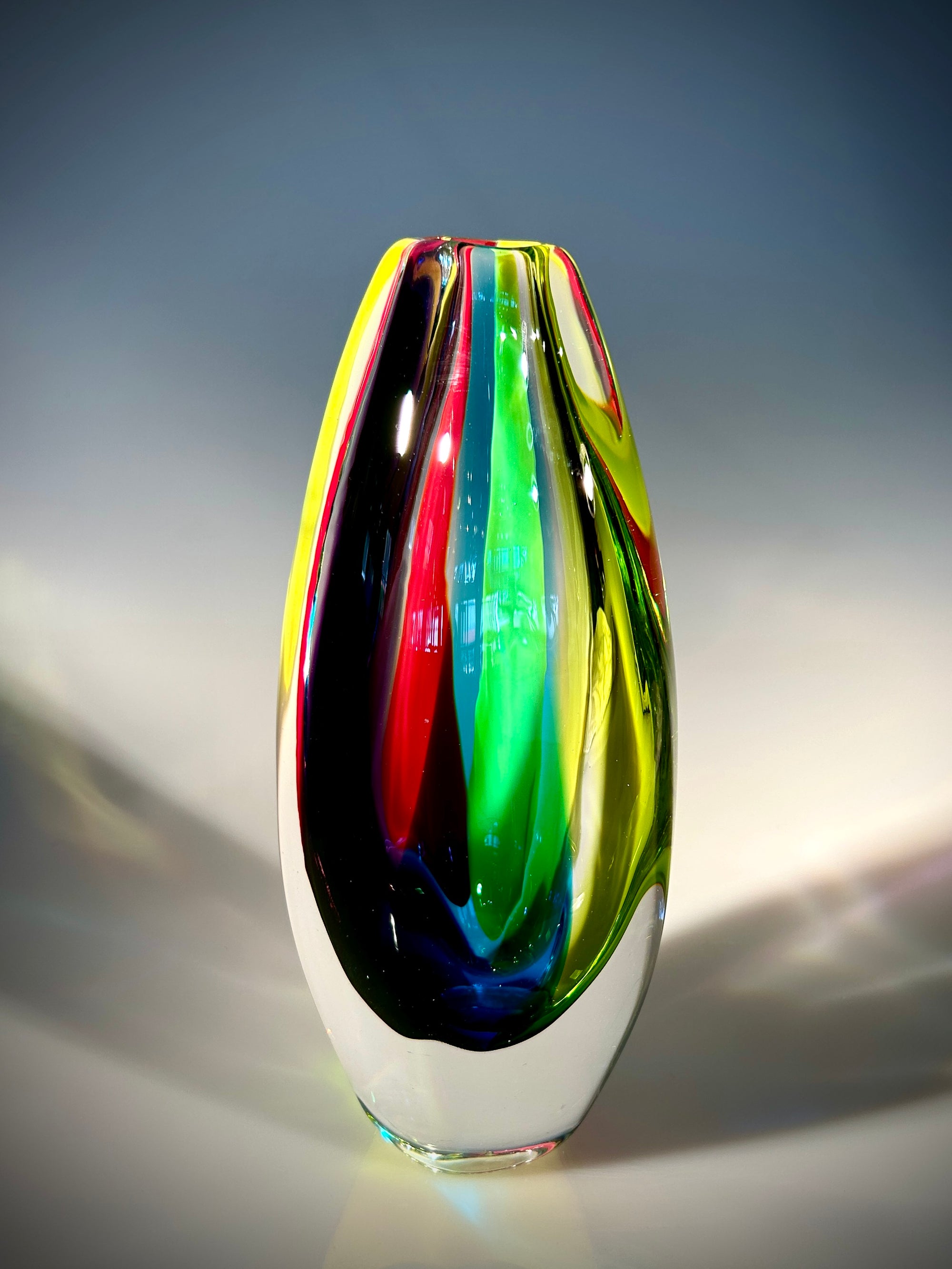 Rainbow Jewel Vase