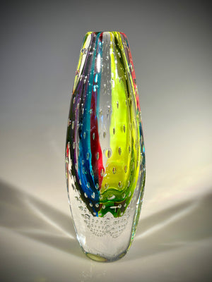 Bubble Rainbow Jewel Vase
