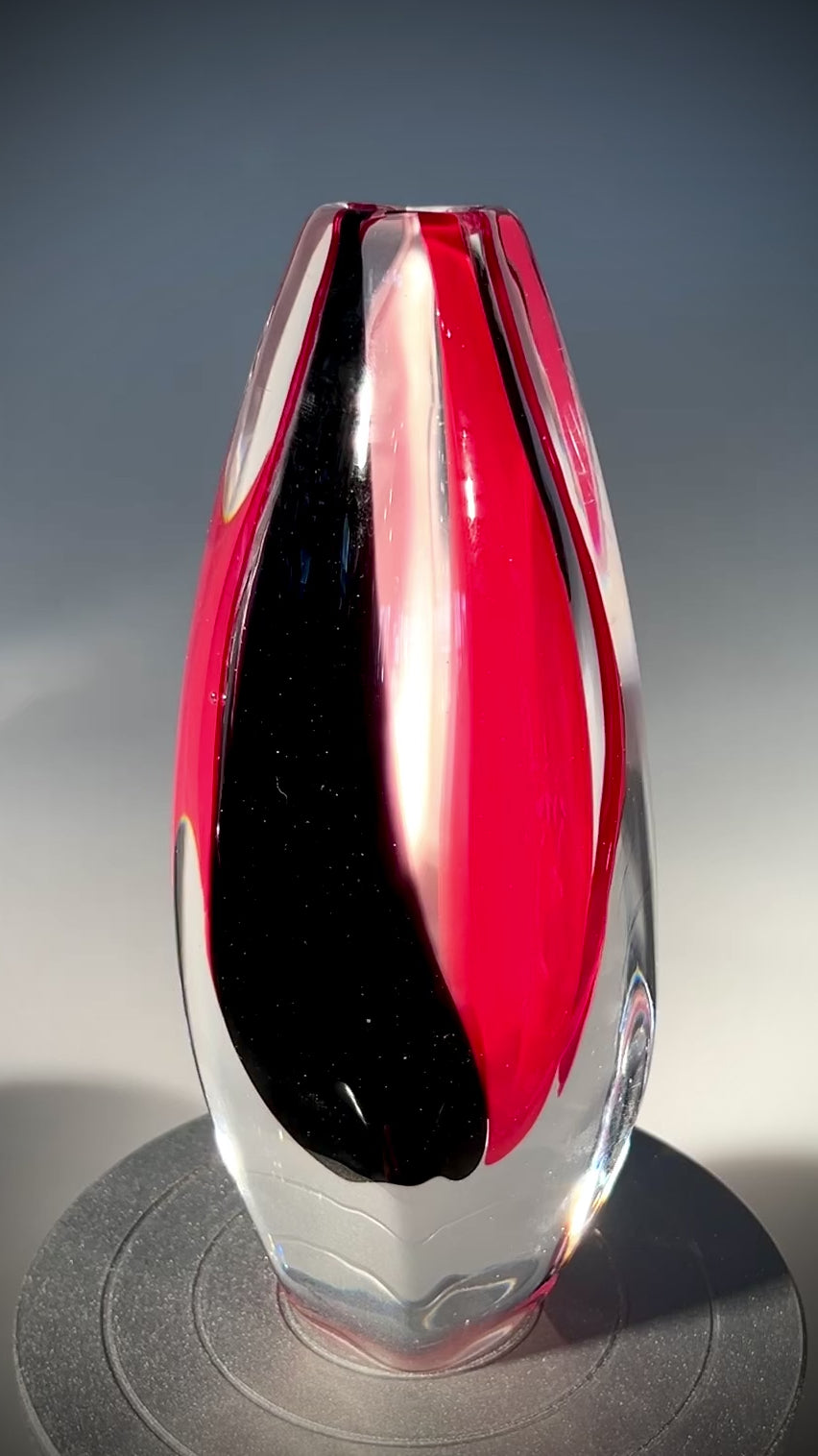 Red Jewel Vase