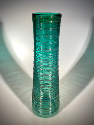 Tourmaline Threaded Vase