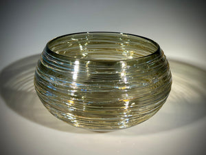Grey/Gold Threaded Bowl