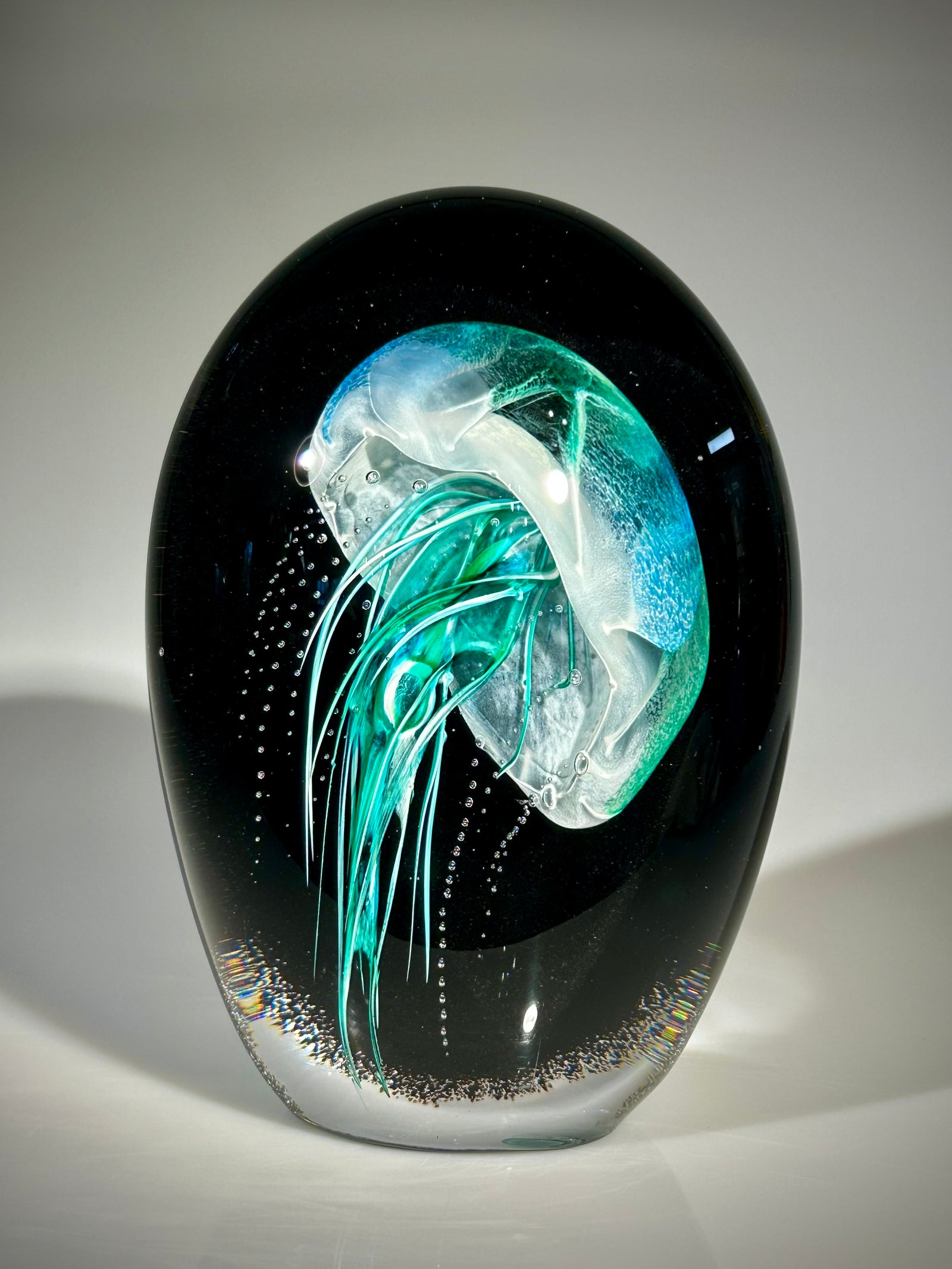 Blue/Green Sideways Jellyfish