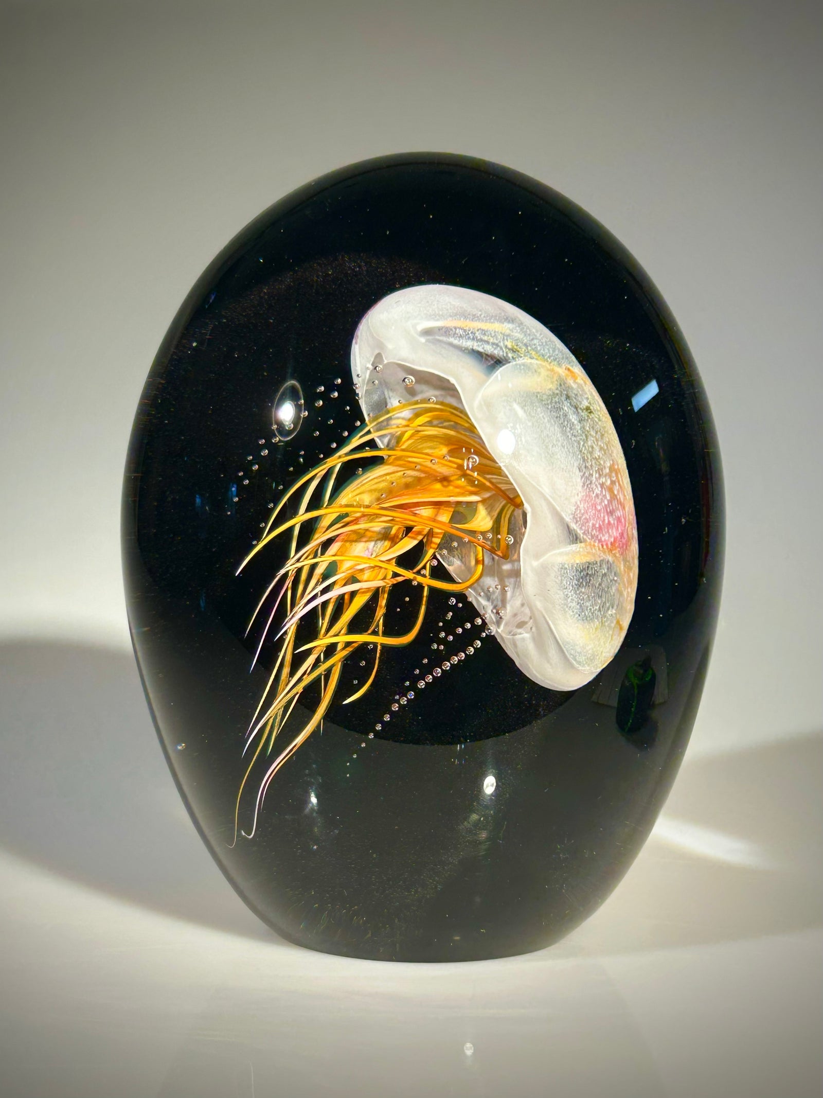 Amber/Ruby Sideways Jellyfish