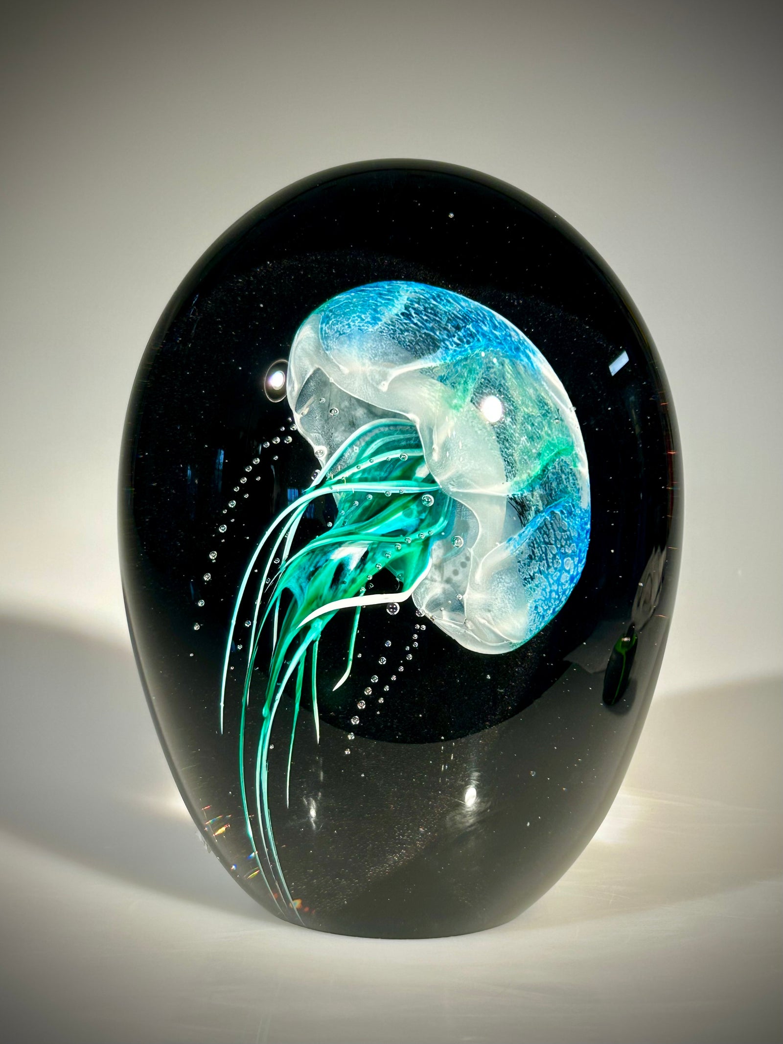 Blue/Green Sideways Jellyfish