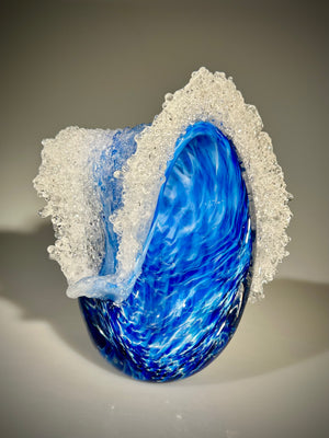 Blue Crashing Wave