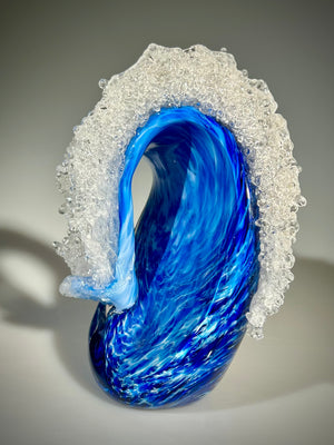 Blue Crashing Wave