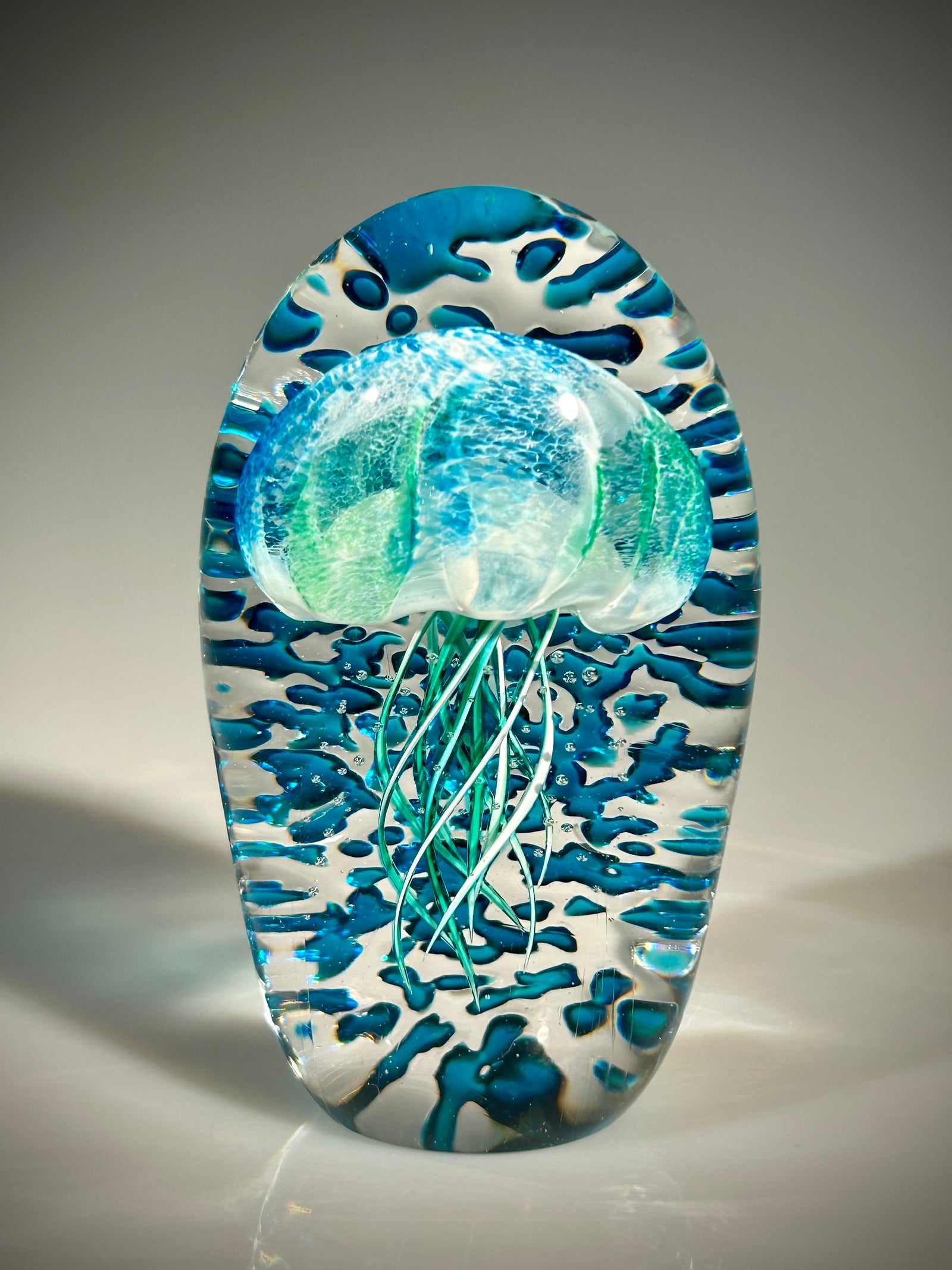 Blue/Green Ripple Jellyfish