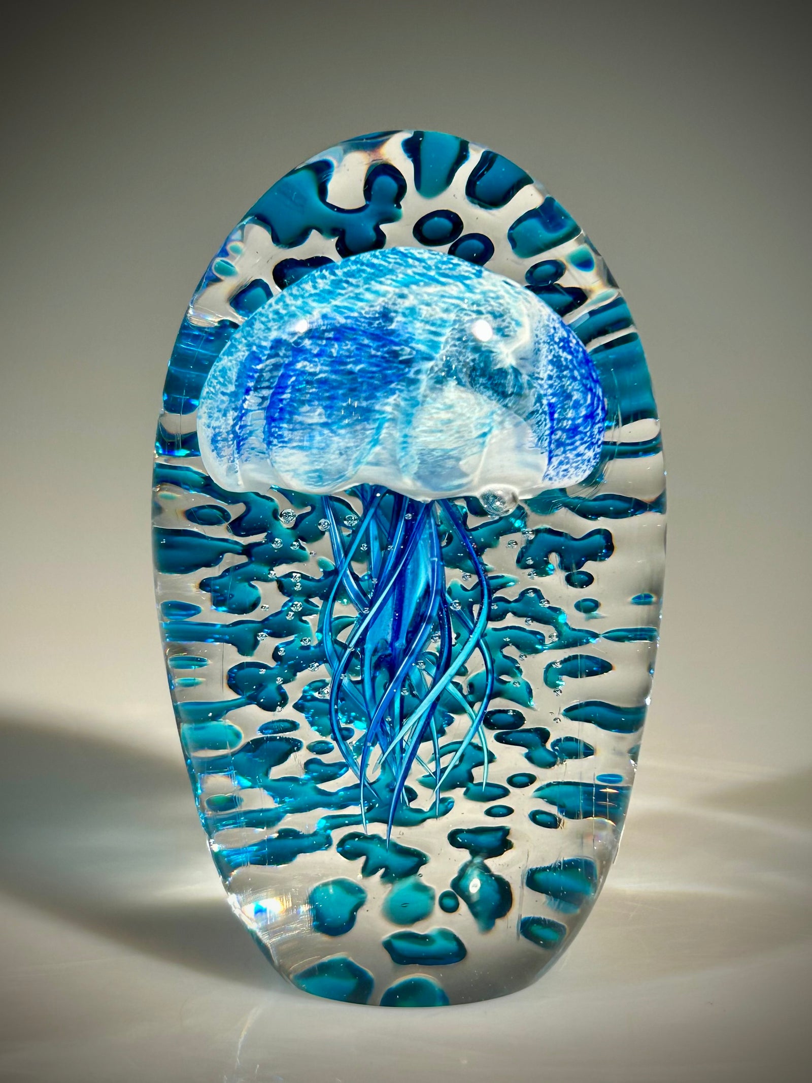 Blue/Blue Ripple Jellyfish