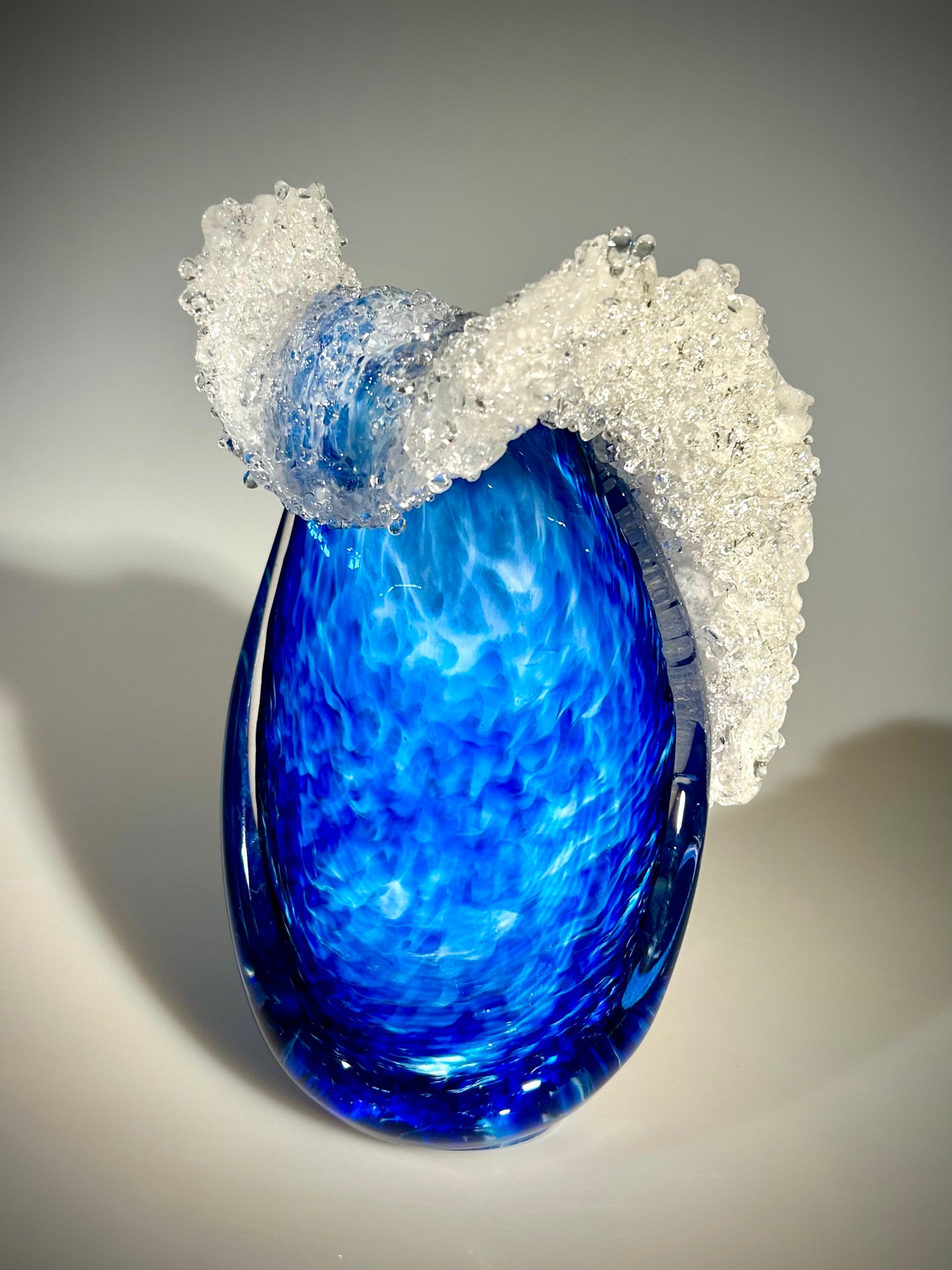 Deep Blue Cresting Wave