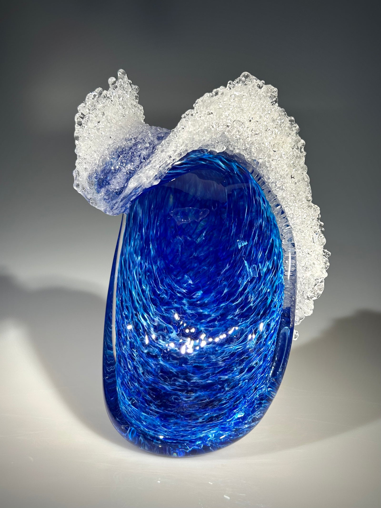 Deep Blue Cresting Wave