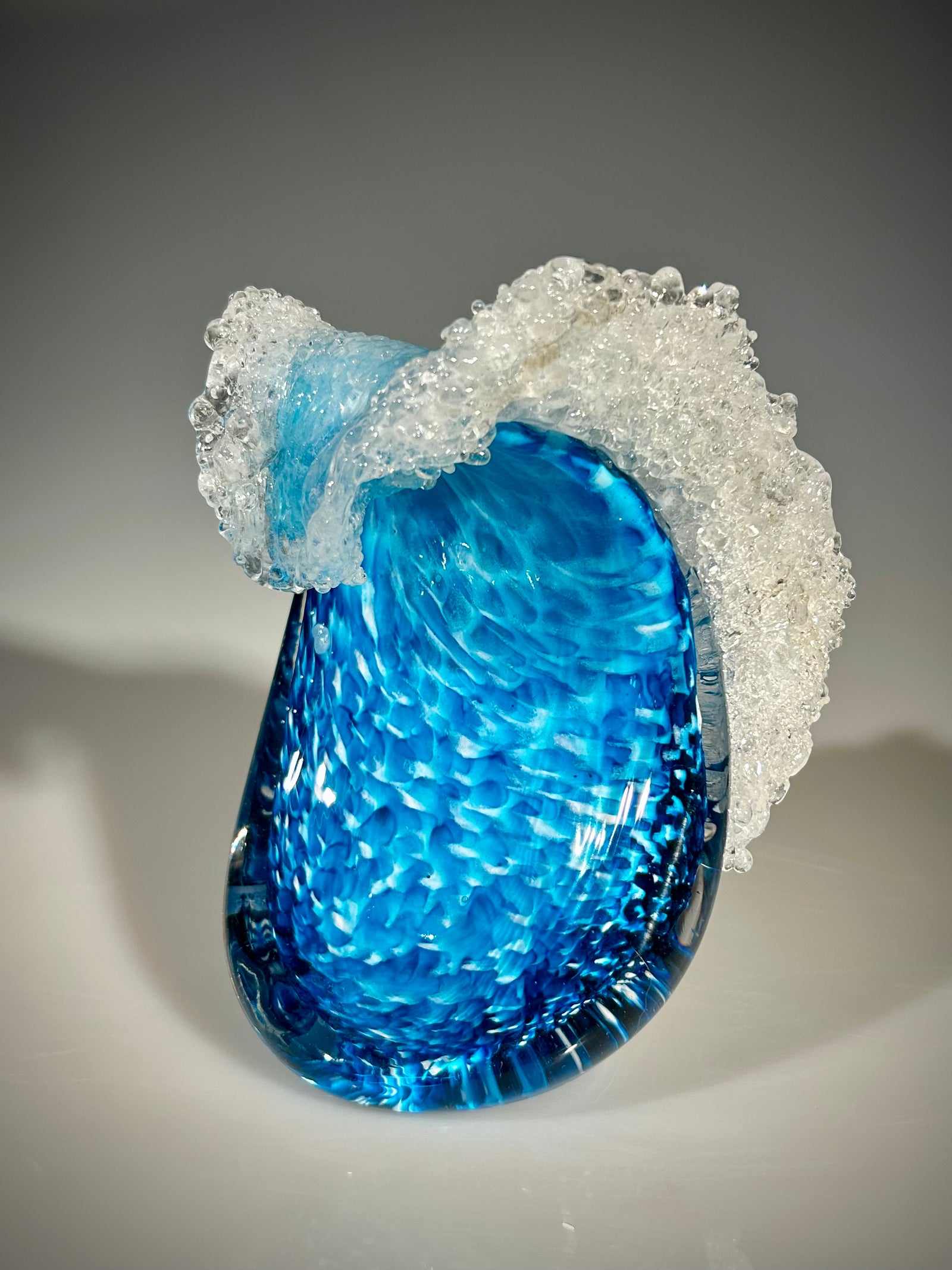 Deep Blue Cresting Wave