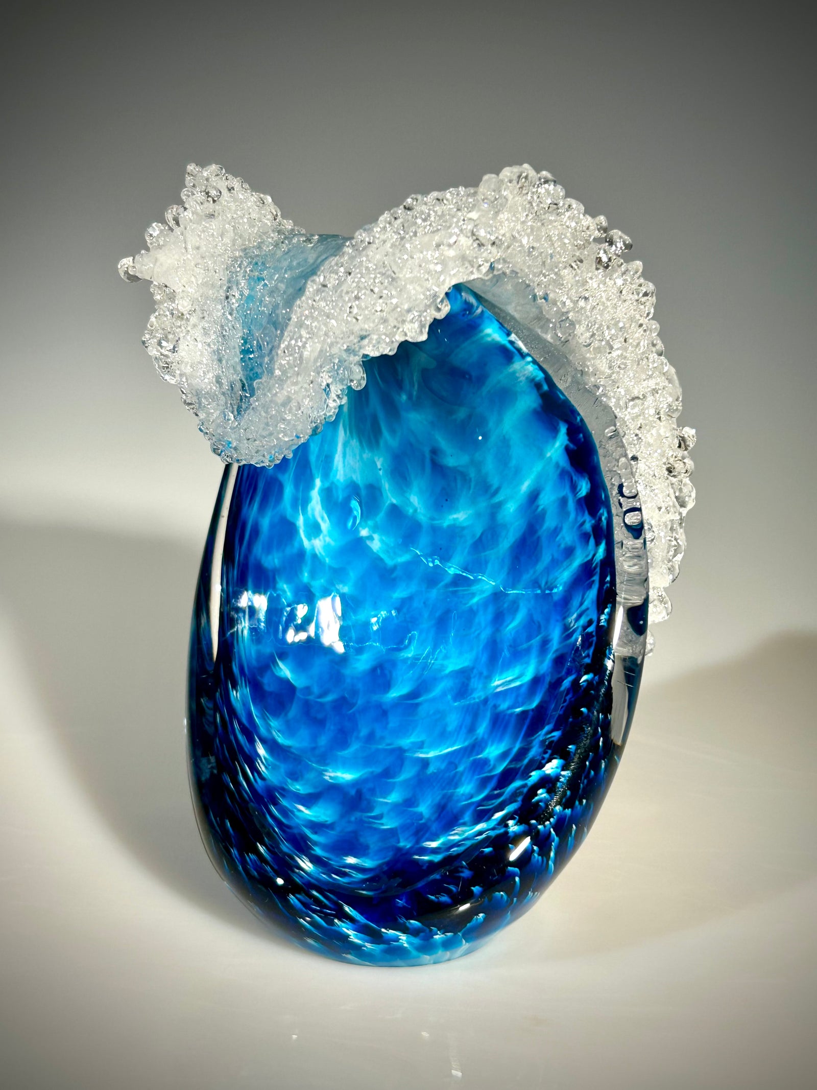 Deep Blue Cresting Wave