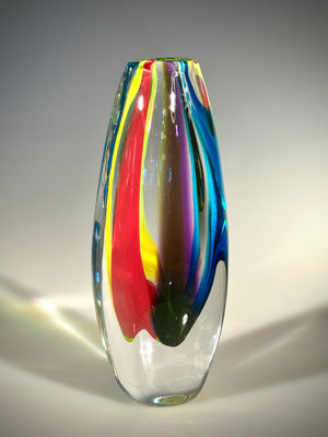 Rainbow Jewel Vase