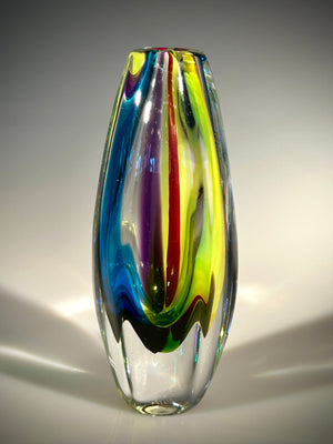 Rainbow Jewel Vase