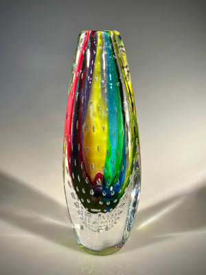 Bubble Rainbow Jewel Vase