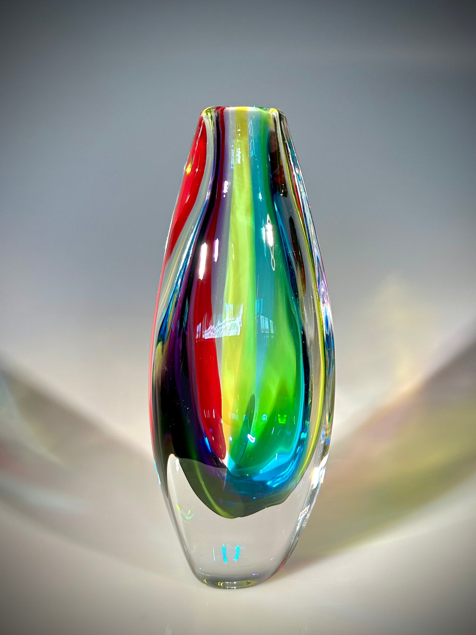 Rainbow Jewel Vase