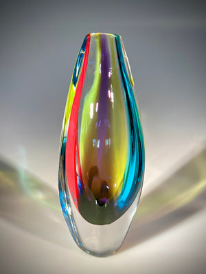 Rainbow Jewel Vase