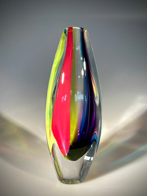 Rainbow Jewel Vase