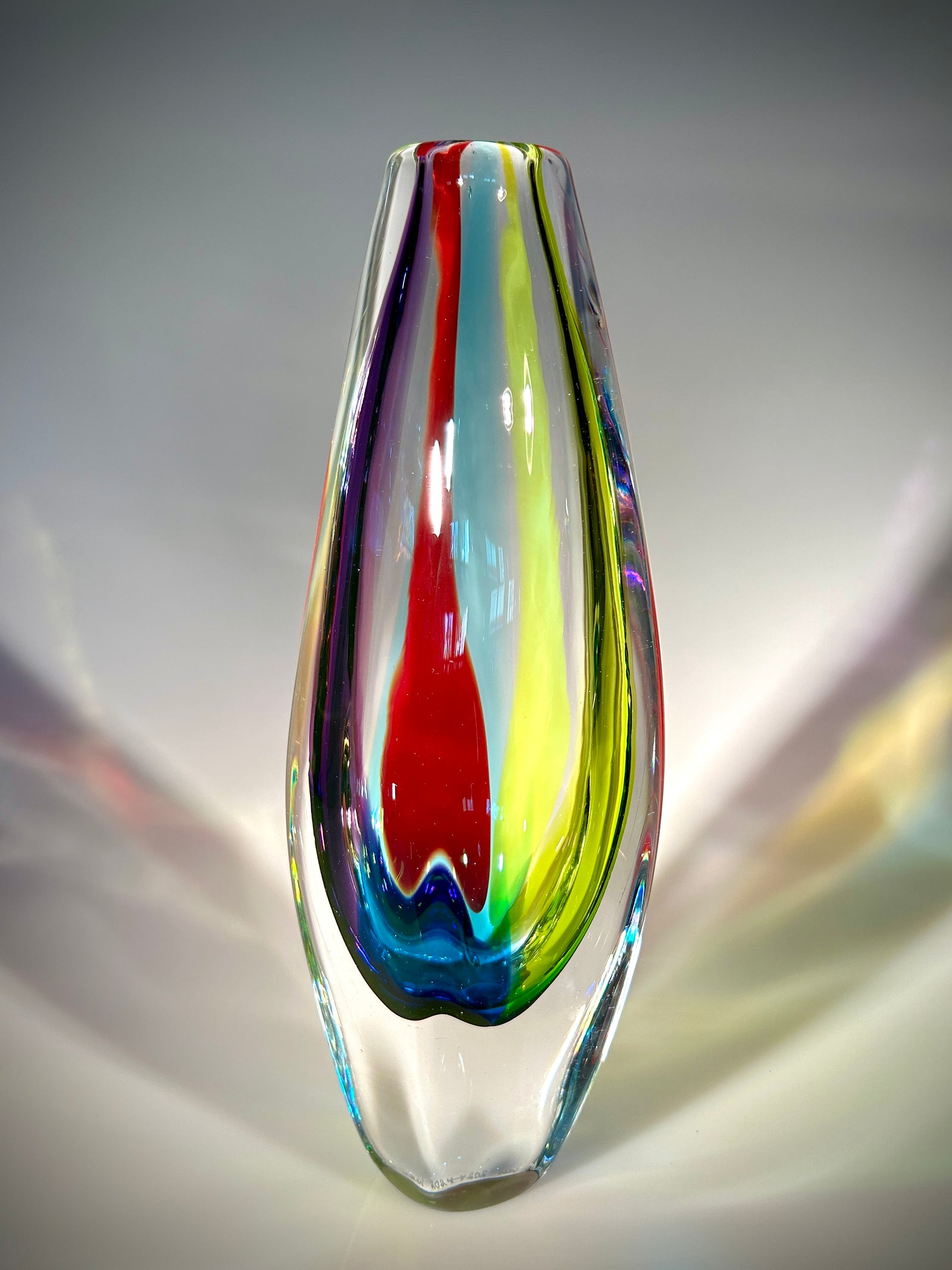 Rainbow Jewel Vase