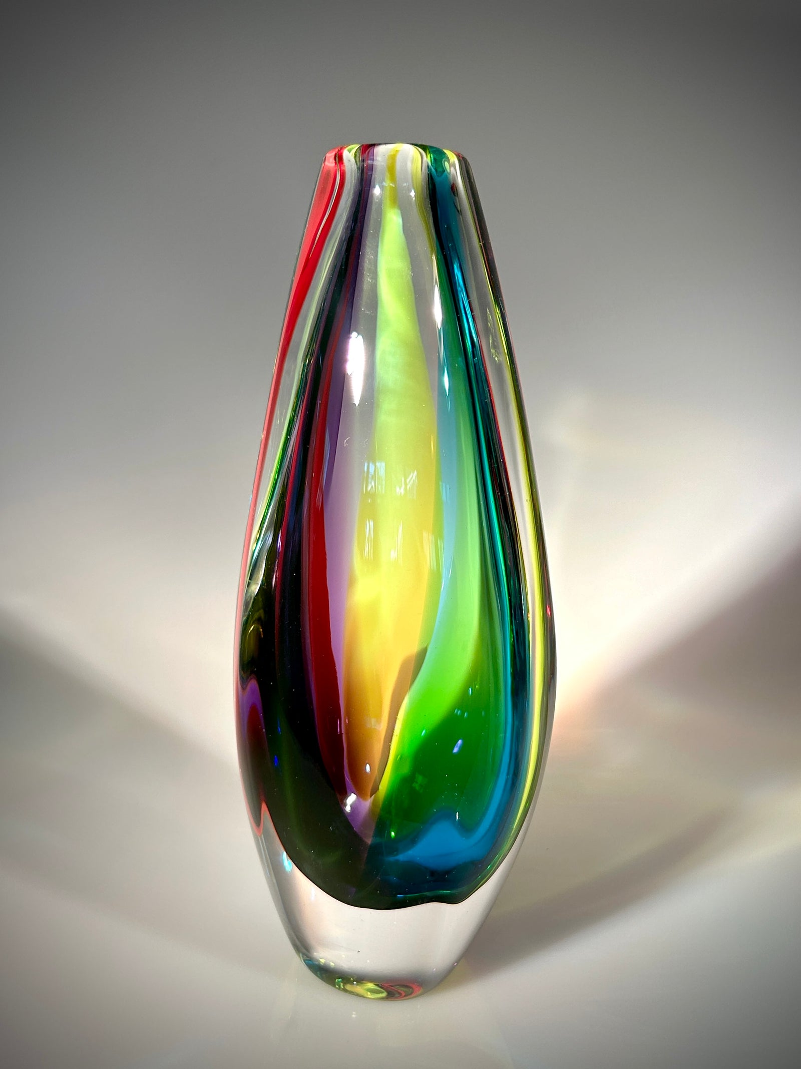Rainbow Jewel Vase
