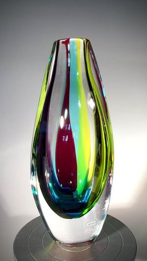 Rainbow Jewel Vase