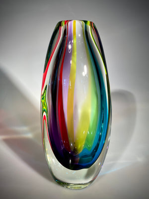 Rainbow Drop Vase