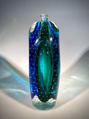 Blue/Green Bubble Bottle