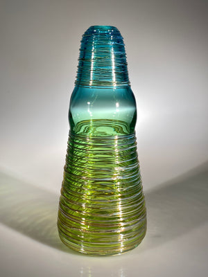 Tourmaline Threaded Vase