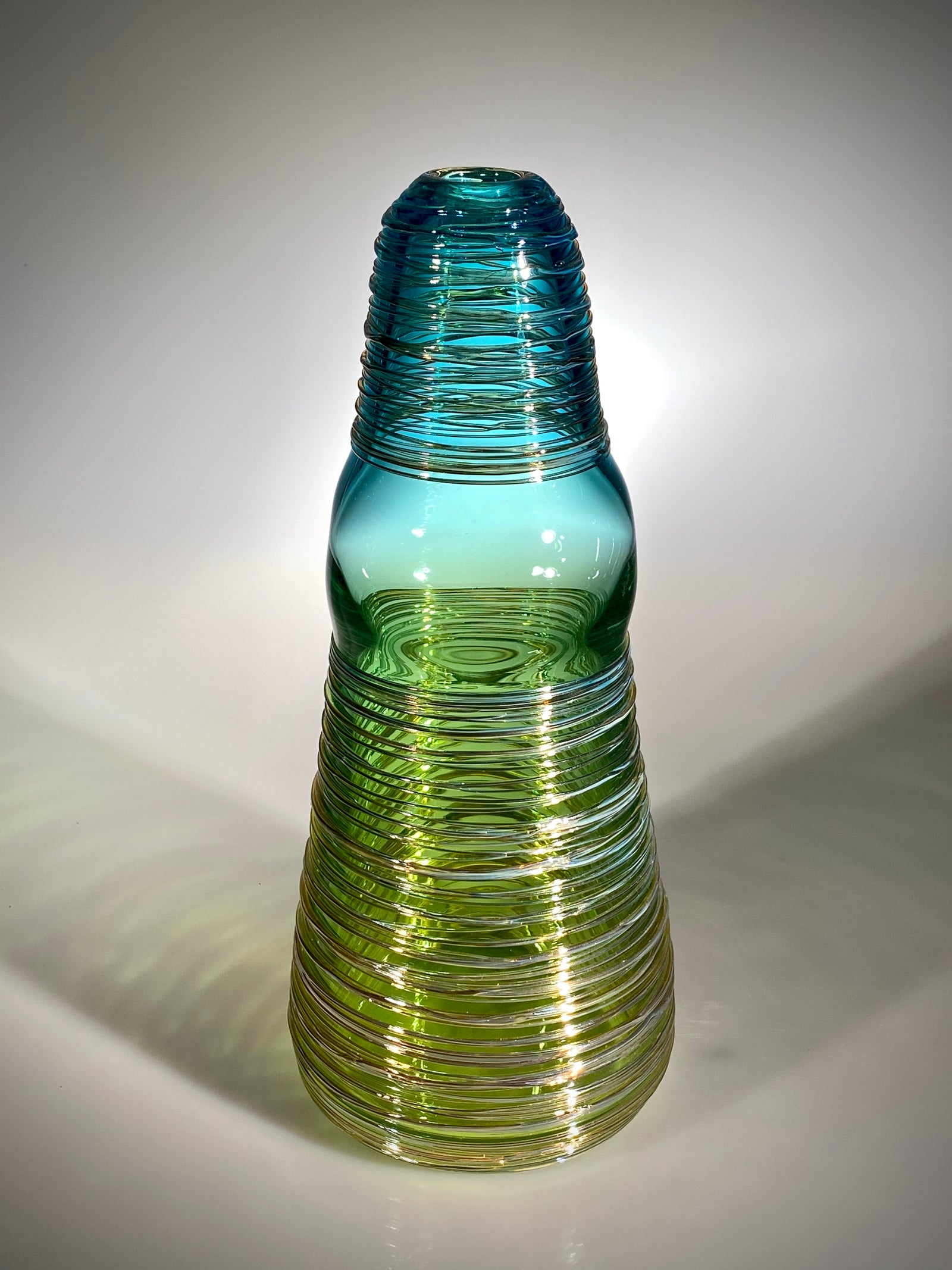 Tourmaline Threaded Vase