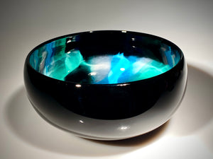 Black and Turquoise Bowl