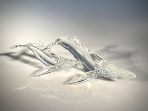 Double Whale Sculpture