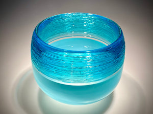 Blue Blue Threaded Bowl
