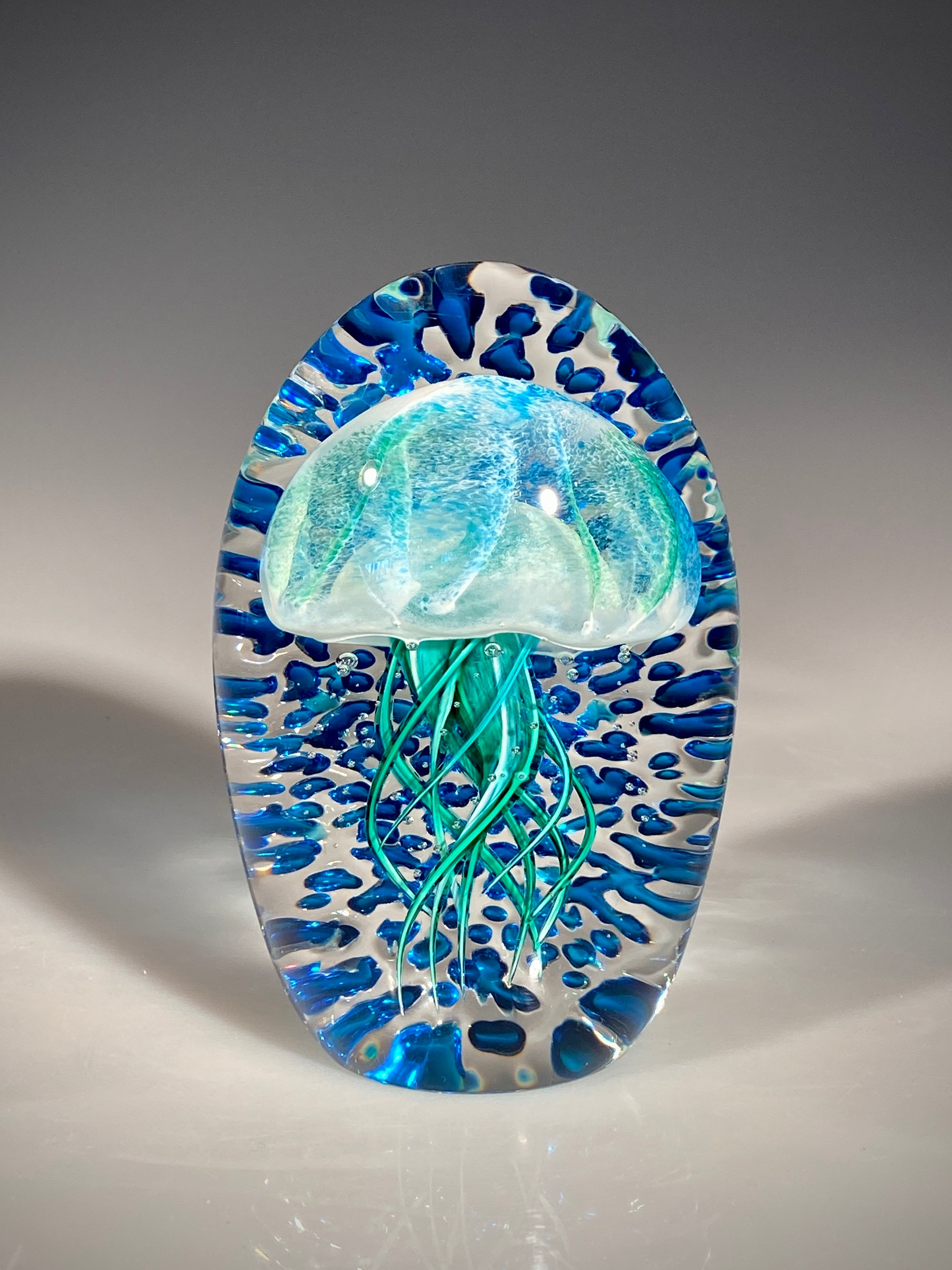 Blue Green Ripple Jellyfish