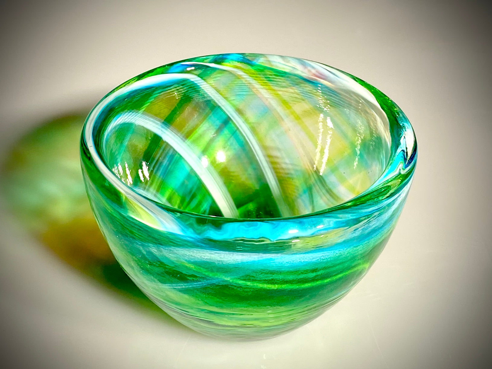 Lime/Aqua Mini Bowl