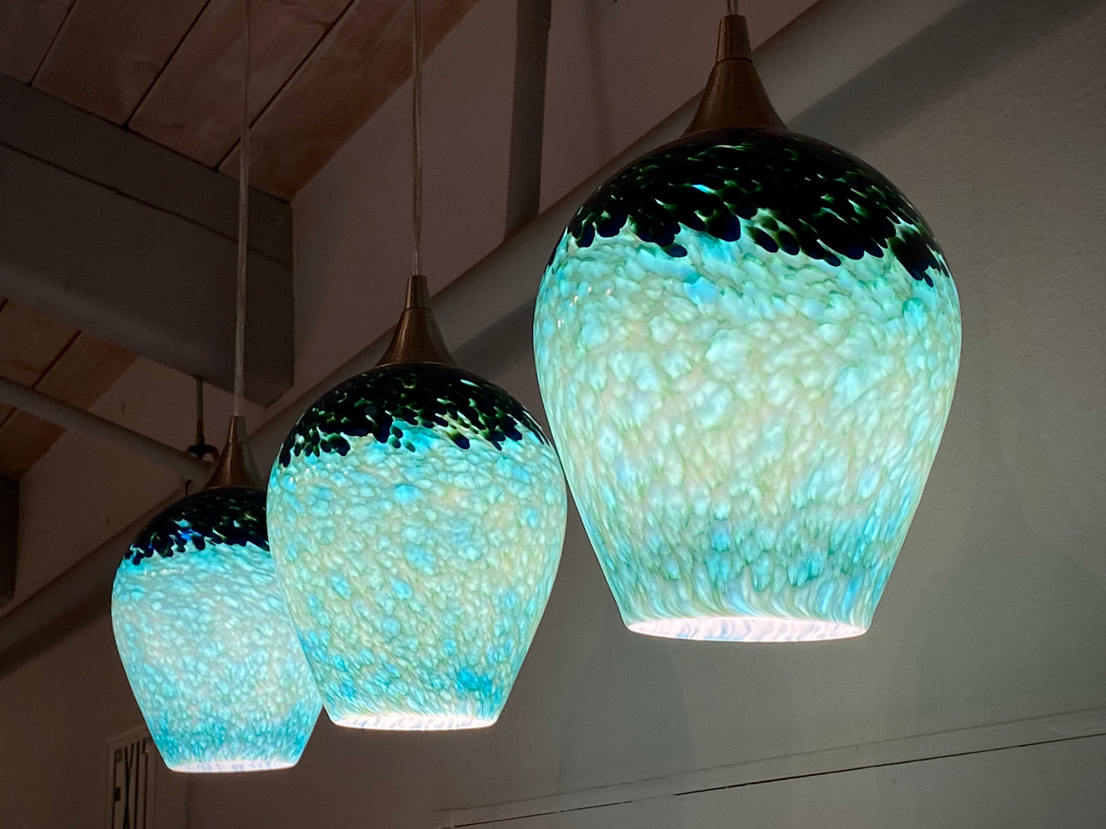Large Seafoam Pendant Shade