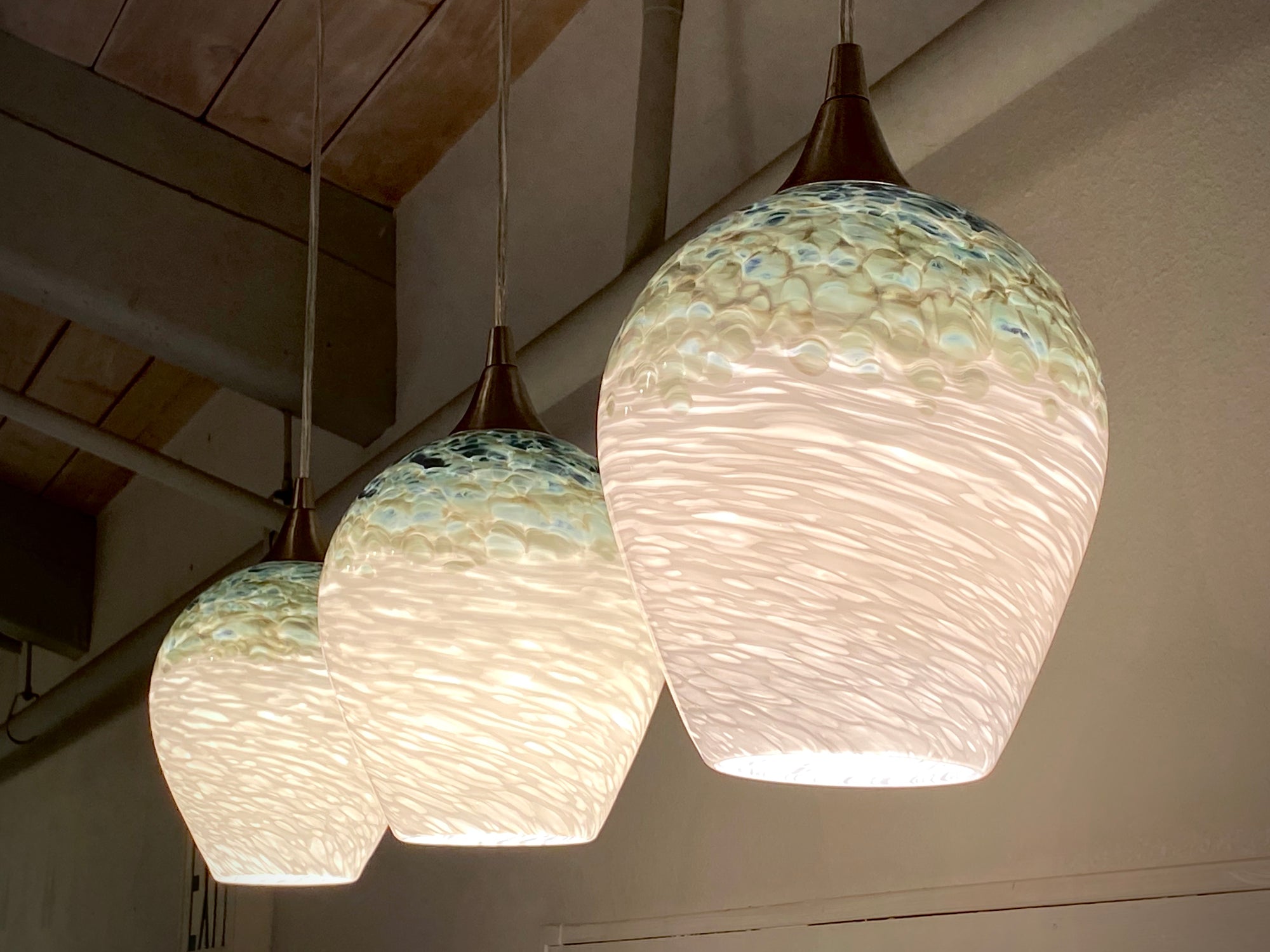 Grey glass light shade store