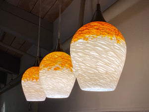 Medium Butterscotch Pendant Shades