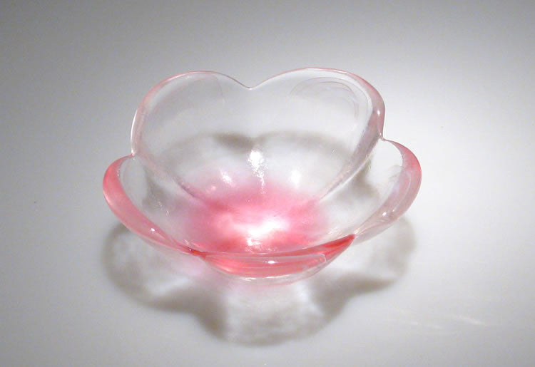 Plumeria Bowl: Pink Center