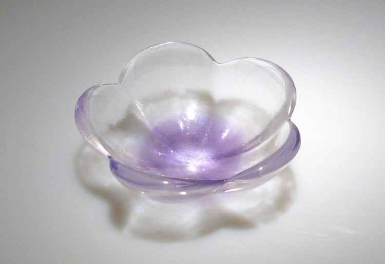 Plumeria Bowl: Purple Center